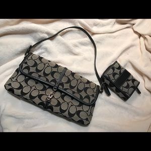 Coach purse and wallet